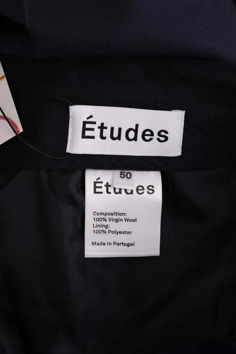 Pantalon de costume Etudes Marine en Laine