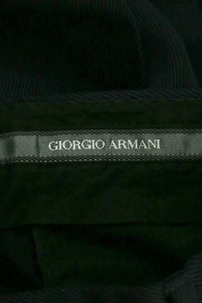 Pantalon de costume Giorgio Armani Noir en Laine