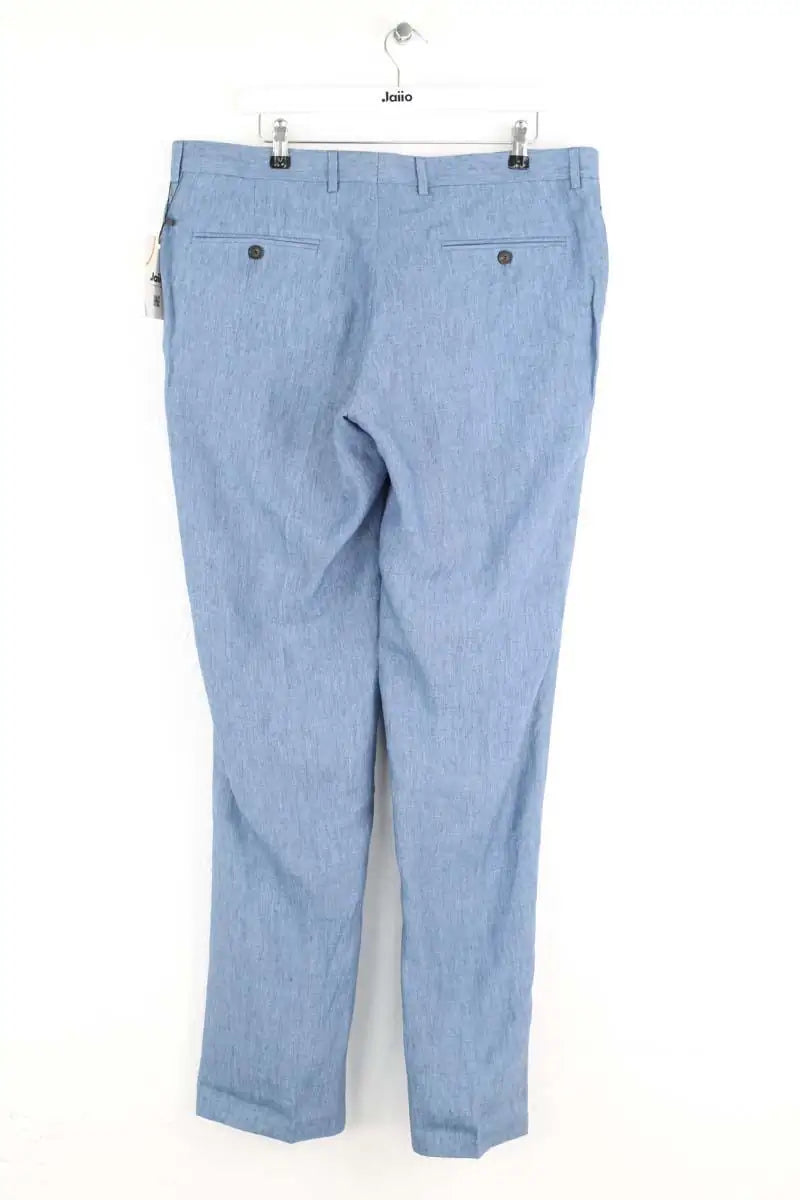 Pantalon de costume Sandro Bleu en Lin