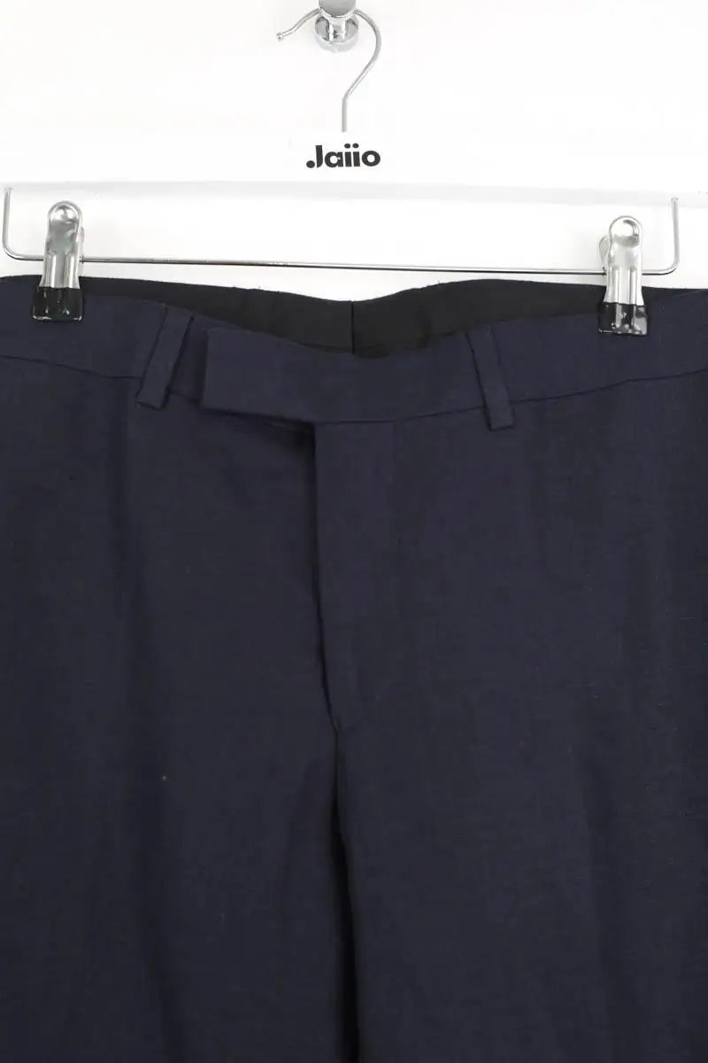 Pantalon de costume Sandro Bleu en Lin