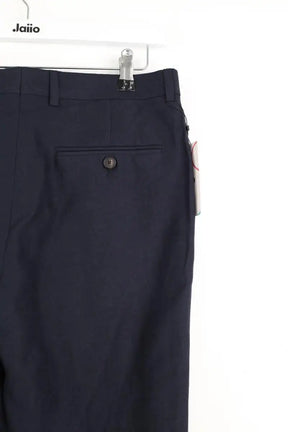 Pantalon de costume Sandro Bleu en Lin