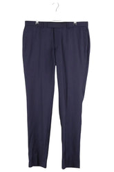 Pantalon de costume Sandro Marine en Laine, taille L - Seconde Main