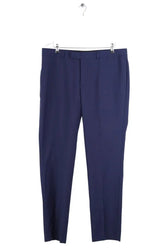Pantalon de costume Sandro Marine en Laine, taille L - Seconde Main