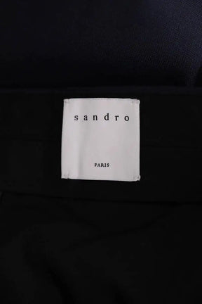 Pantalon de costume Sandro Marine en Laine