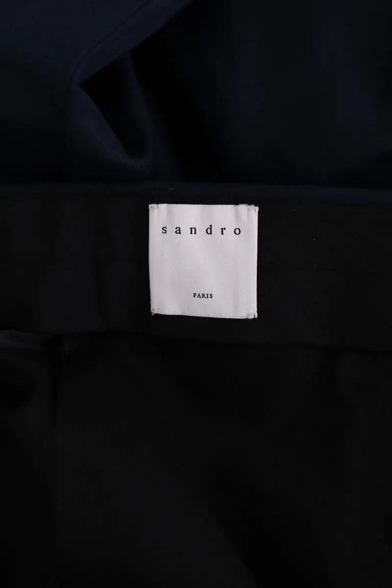 Pantalon de costume Sandro Marine en Lin