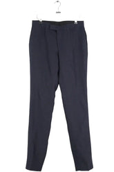 Pantalon de costume Sandro Marine en Lin, taille L - Seconde Main