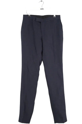 Pantalon de costume Sandro Marine en Lin, taille L - Seconde Main