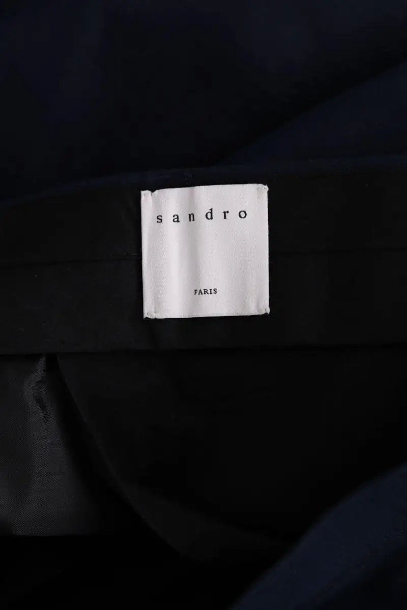 Pantalon de costume Sandro Marine en Lin