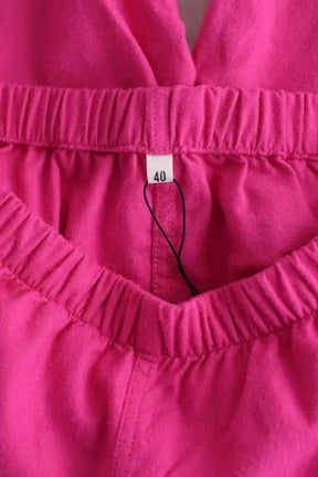 Pantalon de pyjama Schostal Rose en Coton