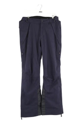 Pantalon de ski Moncler Bleu en Polyamide, taille M - Seconde Main