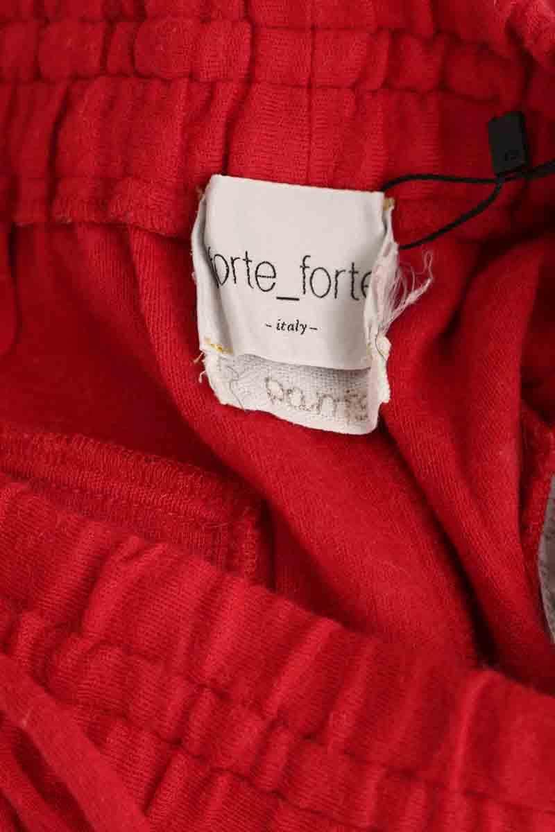 Pantalon de sport Forte_Forte Rouge en Laine