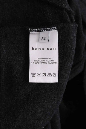 Pantalon de sport Hana San Anthracite en Coton