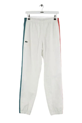 Pantalon de sport Lacoste Blanc en Polyester, taille S - Seconde Main
