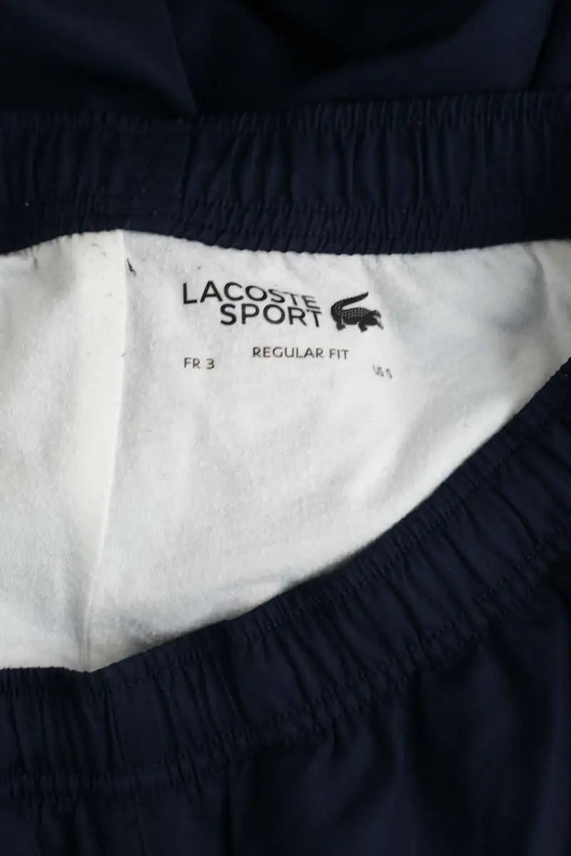 Pantalon de sport Lacoste Bleu en Polyester