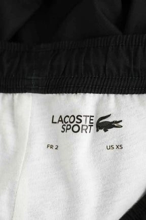 Pantalon de sport Lacoste Noir en Polyester