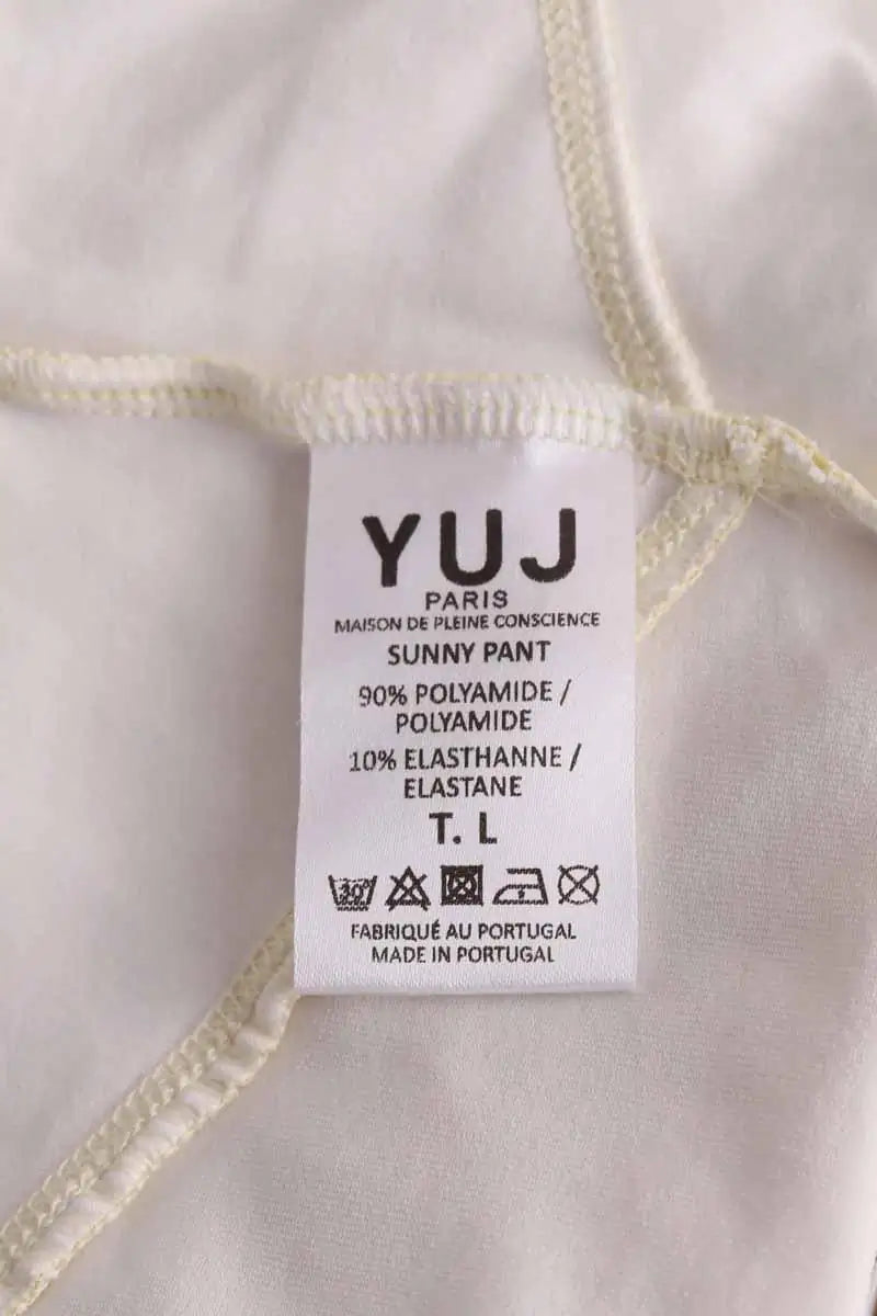Pantalon de sport Luj Sunny pant Jaune en Synthétique