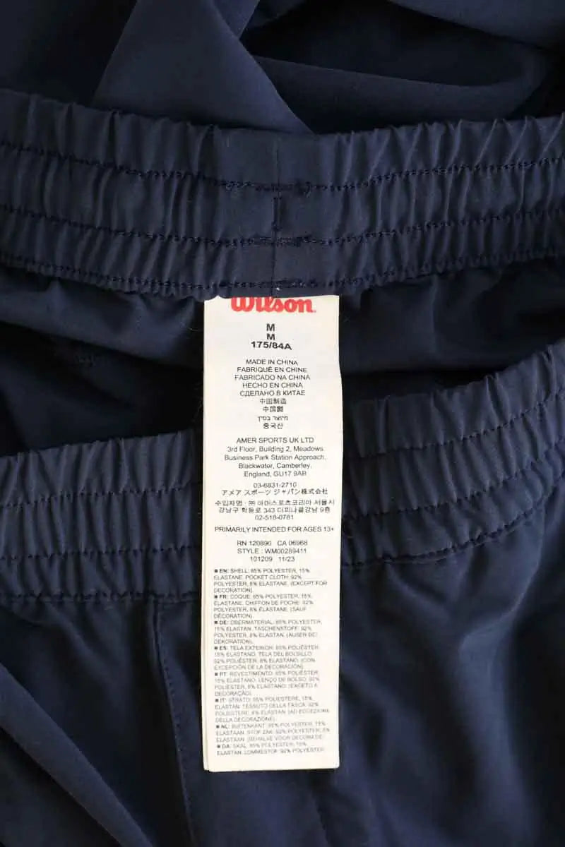 Pantalon de sport Wilson Bleu en Polyester