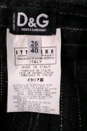 Pantalon D&G Noir en Laine