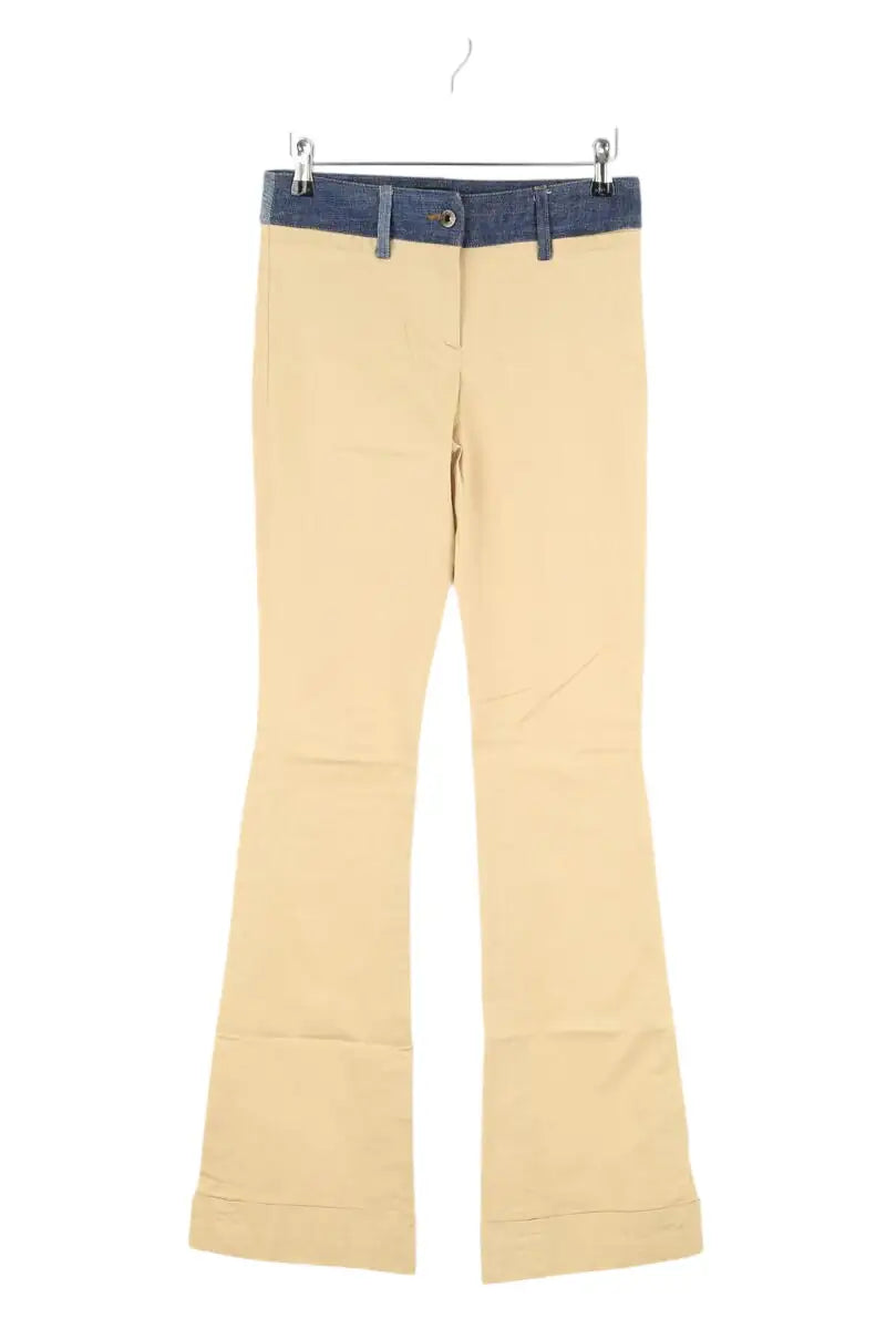 Pantalon Dolce & Gabbana Camel en Coton, taille S - Seconde Main