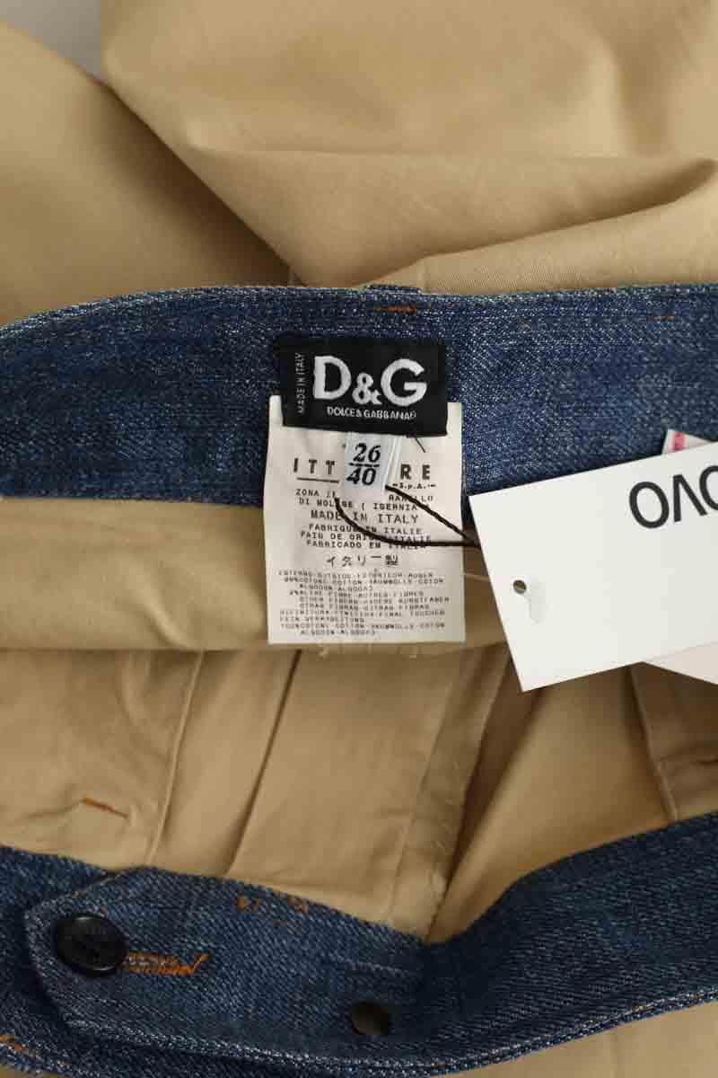 Pantalon Dolce & Gabbana Camel en Coton