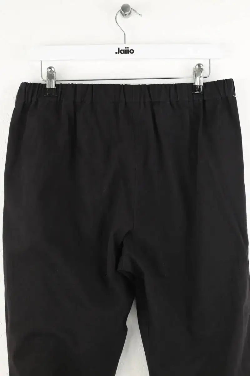 Pantalon Dries Van Noten Noir en Coton