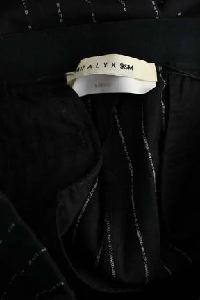 Pantalon droit 1017 Alyx 9sm Noir en Coton
