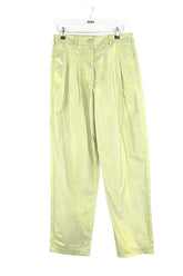 Pantalon droit 8PM Vert en Coton, taille M - Seconde Main