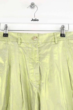 Pantalon droit 8PM Vert en Coton