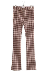 Pantalon droit Acne Studios Marron en Laine, taille XXS - Seconde Main
