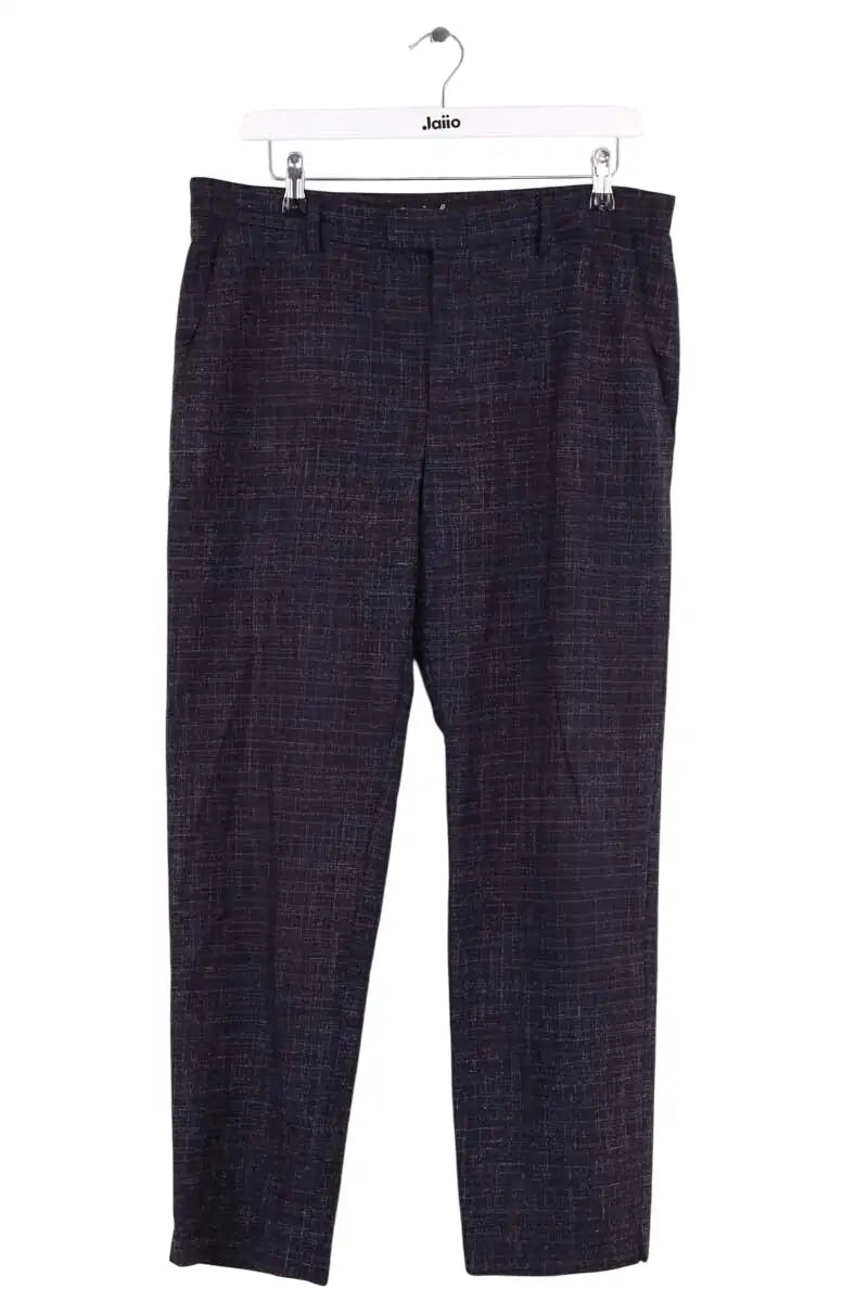 Pantalon droit Agnès B. Bleu en Laine, taille XL - Seconde Main
