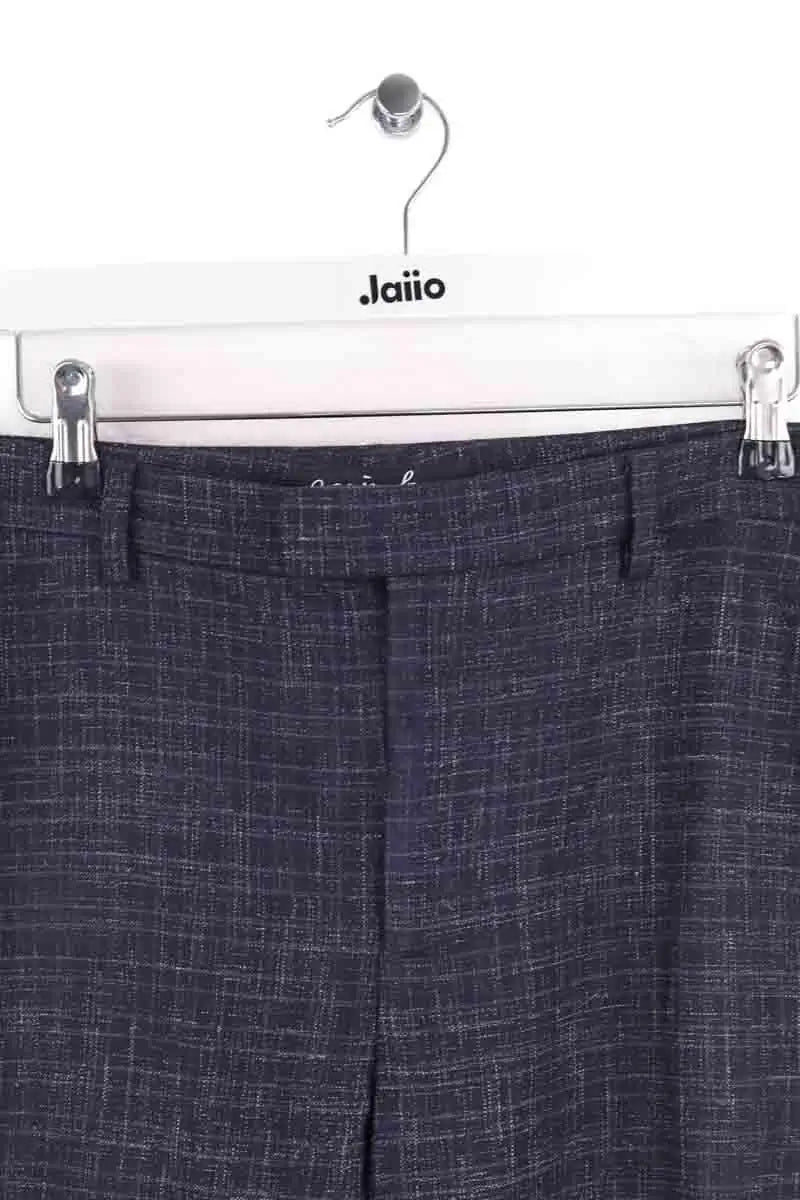 Pantalon droit Agnès B. Bleu en Laine