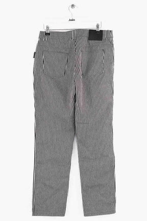 Pantalon droit Agnès B. Noir en Coton
