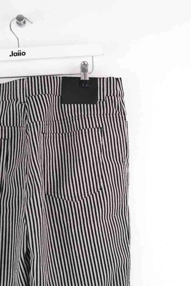Pantalon droit Agnès B. Noir en Coton