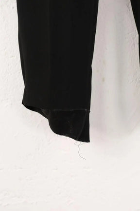 Pantalon droit Agnès B. Noir en Polyester