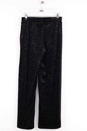 Pantalon droit Agnès B. Noir en Synthétique