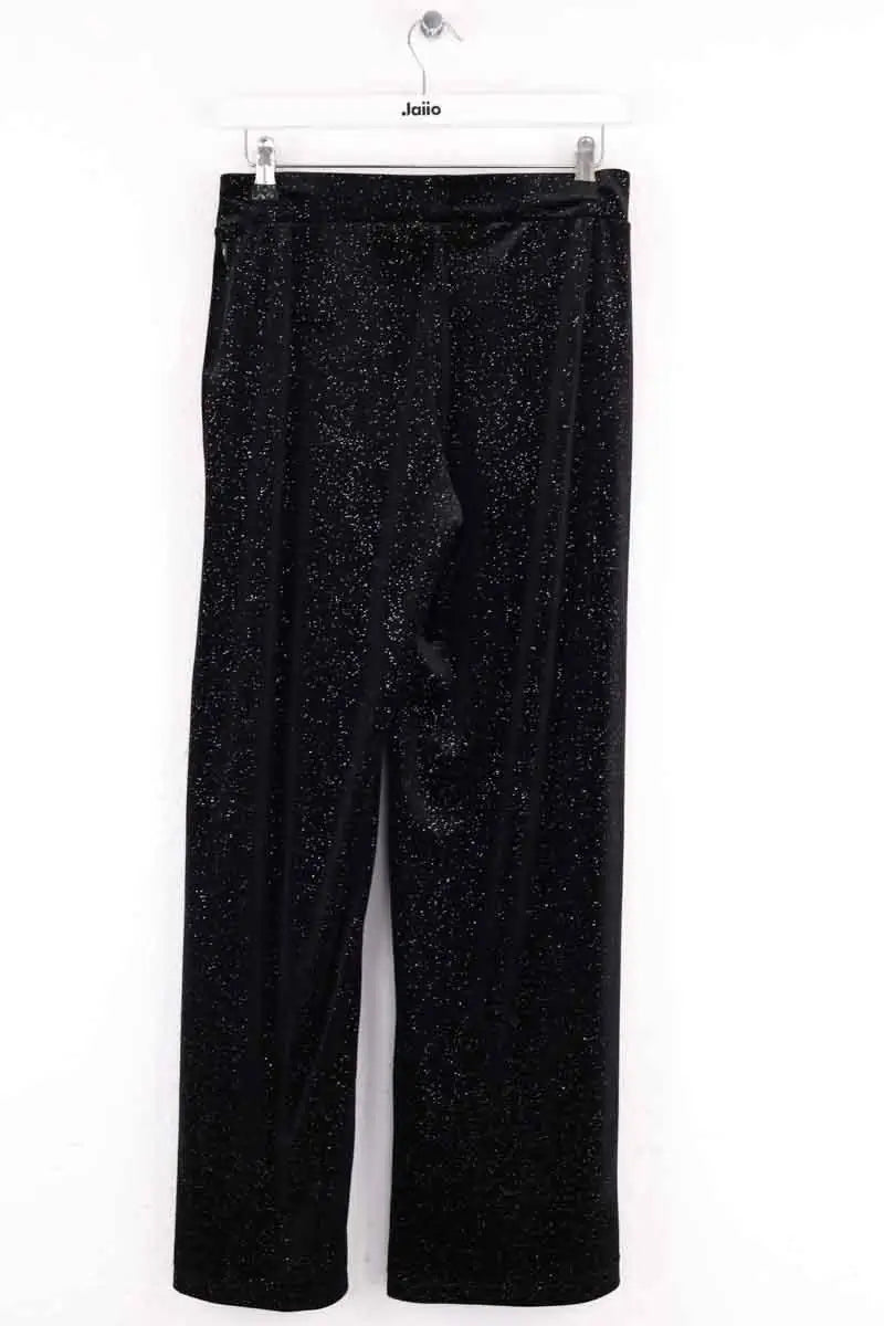 Pantalon droit Agnès B. Noir en Synthétique