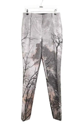 Pantalon droit Alberta Ferretti Gris en Polyester, taille S - Seconde Main