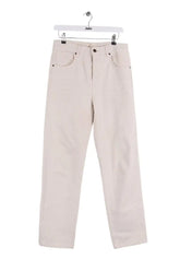 Pantalon droit American Vintage Ecru en Coton, taille L - Seconde Main