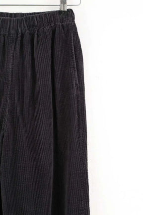 Pantalon droit American Vintage Gris en Coton