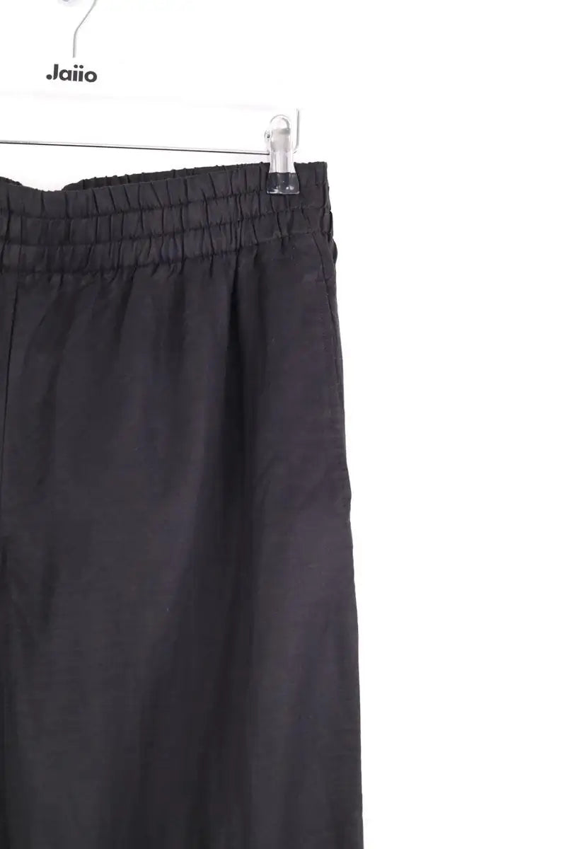 Pantalon droit Anine Bing Noir en Synthétique