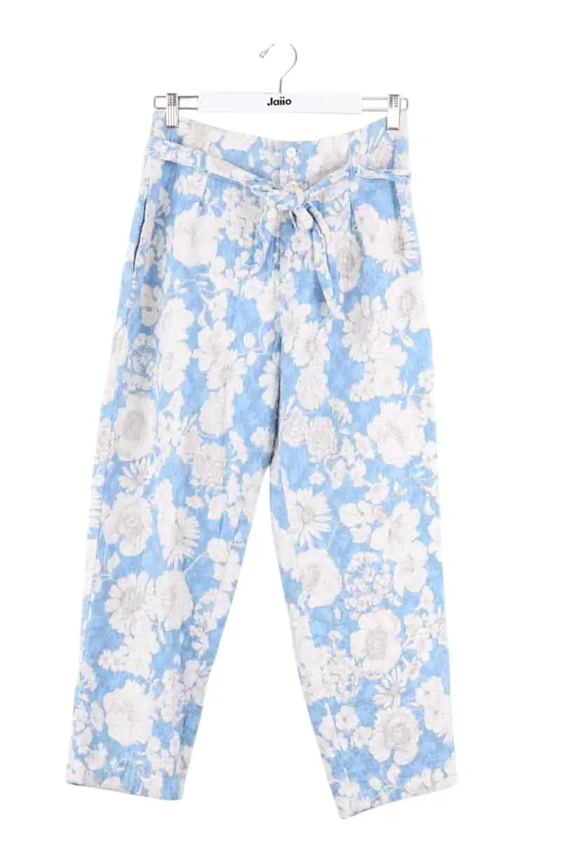 Pantalon droit Antik Batik Bleu en Coton, taille L - Seconde Main