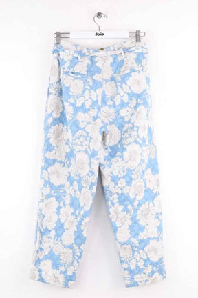 Pantalon droit Antik Batik Bleu en Coton