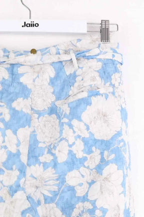 Pantalon droit Antik Batik Bleu en Coton