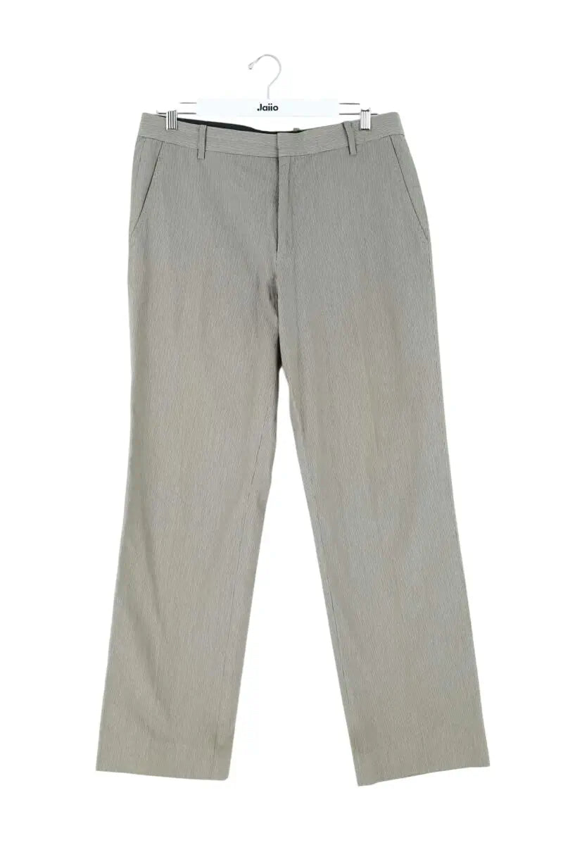 Pantalon droit Armani Exchange Gris en Coton, taille M - Seconde Main