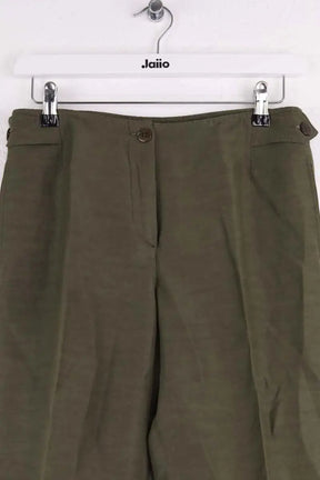 Pantalon droit Armani Exchange Kaki en Lin