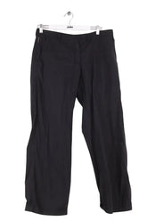 Pantalon droit Armani Jeans Noir en Coton, taille L - Seconde Main