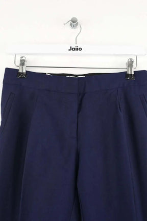 Pantalon droit Balenciaga Bleu en Laine