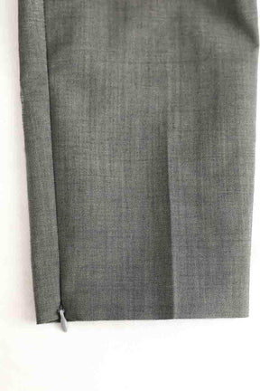 Pantalon droit Balenciaga Gris en Laine