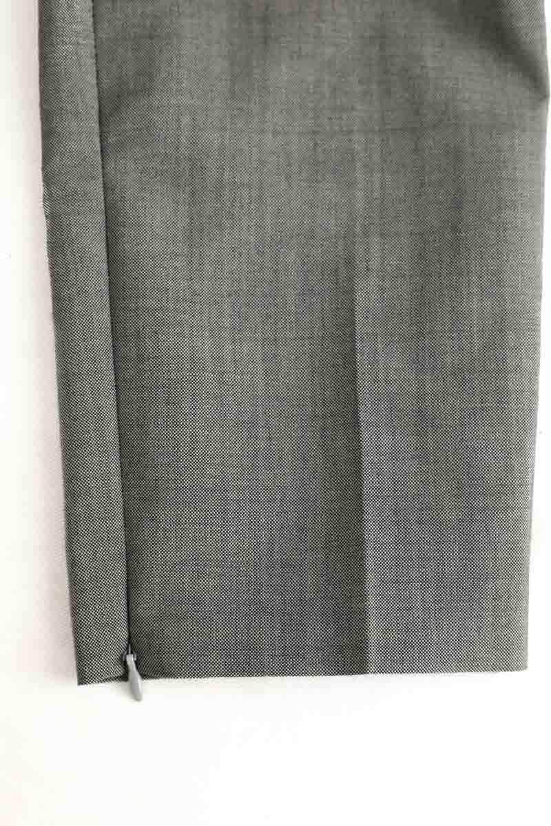 Pantalon droit Balenciaga Gris en Laine