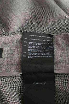 Pantalon droit Balenciaga Gris en Laine